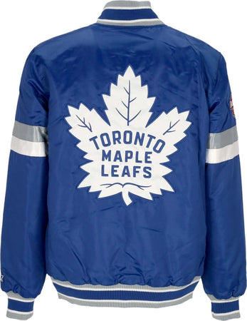 STARTER-Giubbotto-Bomber-Uomo-Nhl-Home-Game-Satin-Jacket-Torlea-Original-Team-Colors-da-uomo