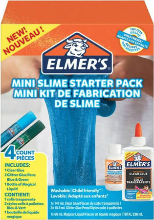 Starter Kit Slime 2 - Elmer's Cancelleria e prodotti per ufficio/Archivio ufficio e accessori per scrivania/Nastri colle elastici e graffette/Adesivi e colle/Adesivi spray Eurocartuccia - Pavullo, Commerciovirtuoso.it