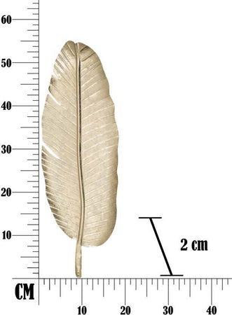 S/Tasche Foglia Glam -B-Cm 18X2X55 Casa e cucina/Decorazioni per interni/Accessori decorativi/Ciotole decorative Led Mall Home - Napoli, Commerciovirtuoso.it