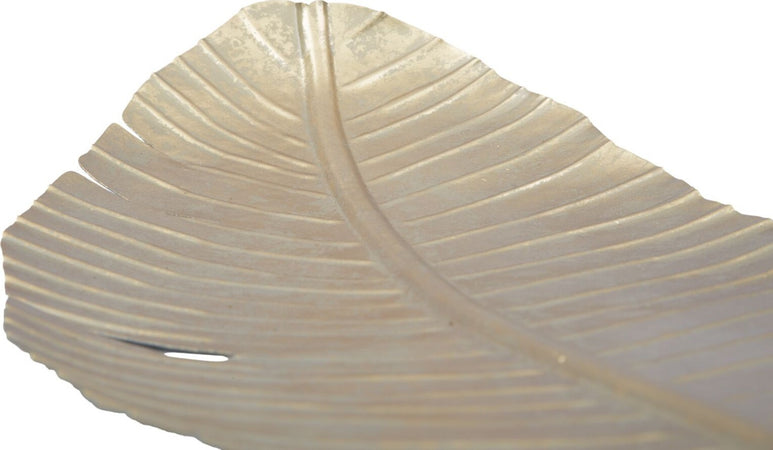 S/Tasche Foglia Glam -B-Cm 18X2X55 Casa e cucina/Decorazioni per interni/Accessori decorativi/Ciotole decorative Led Mall Home - Napoli, Commerciovirtuoso.it