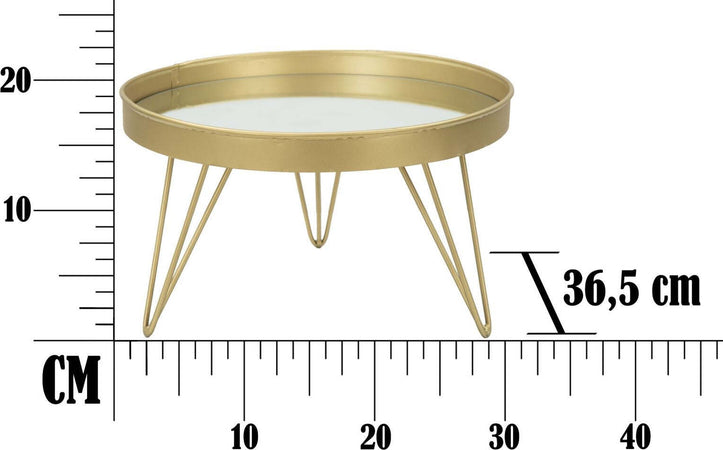 S/Tasche-Glam-Gold/Mirror-Cm-Ø-31X18