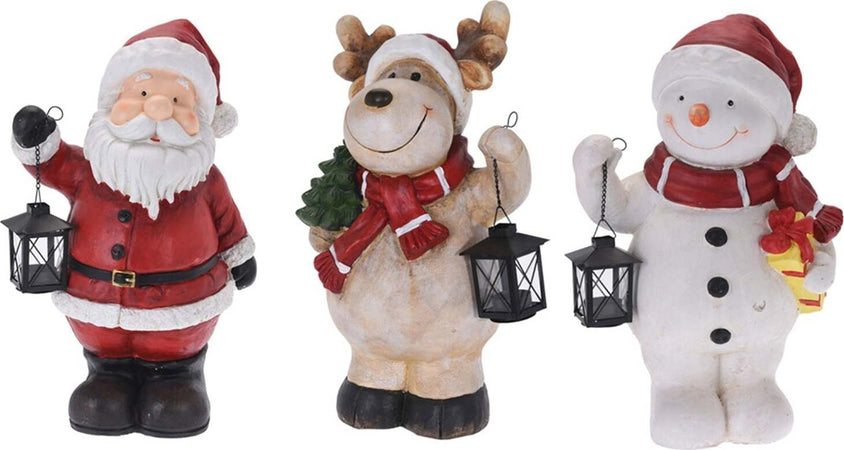 Statua Natalizia Babbo Natale in poliresina decorazione con lanterna h 32 cm Casa e cucina/Decorazioni per interni/Addobbi e decorazioni per ricorrenze/Decorazioni natalizie/Schiaccianoci MagiediNatale.it - Altamura, Commerciovirtuoso.it