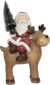 Statua Natalizia Babbo natale su Renna in poliresina decorazione a led h 46 cm Casa e cucina/Decorazioni per interni/Addobbi e decorazioni per ricorrenze/Decorazioni natalizie/Schiaccianoci MagiediNatale.it - Altamura, Commerciovirtuoso.it