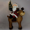 Statua Natalizia Babbo natale su Renna in poliresina decorazione a led h 46 cm Casa e cucina/Decorazioni per interni/Addobbi e decorazioni per ricorrenze/Decorazioni natalizie/Schiaccianoci MagiediNatale.it - Altamura, Commerciovirtuoso.it