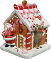 Statua Natalizia casa di Babbo natale in terracotta decorazione h 18 cm Casa e cucina/Decorazioni per interni/Addobbi e decorazioni per ricorrenze/Decorazioni natalizie/Schiaccianoci MagiediNatale.it - Altamura, Commerciovirtuoso.it