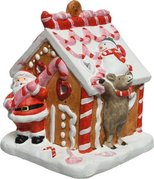 Statua Natalizia casa di Babbo natale in terracotta decorazione h 18 cm Casa e cucina/Decorazioni per interni/Addobbi e decorazioni per ricorrenze/Decorazioni natalizie/Schiaccianoci MagiediNatale.it - Altamura, Commerciovirtuoso.it