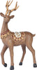 Statua Natalizia Renna in piedi in poliresina decorazione  h 29 cm Casa e cucina/Decorazioni per interni/Addobbi e decorazioni per ricorrenze/Decorazioni natalizie/Schiaccianoci MagiediNatale.it - Altamura, Commerciovirtuoso.it