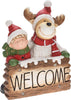 Statua Natalizia Welcome con renna in poliresina decorazione con led h 50 cm Casa e cucina/Decorazioni per interni/Addobbi e decorazioni per ricorrenze/Decorazioni natalizie/Schiaccianoci MagiediNatale.it - Altamura, Commerciovirtuoso.it