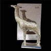 STATUA STATUINA DECORATIVA GIRAFFA CON STRASS SILVER 31CM PORTAFORTUNA CASA Casa e cucina/Decorazioni per interni/Pezzi da collezione/Statuine Trade Shop italia - Napoli, Commerciovirtuoso.it