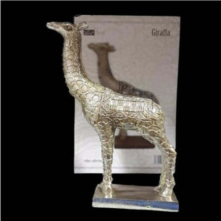 Statua Statuina Decorativa Giraffa Con Strass Silver 31cm Portafortuna Casa Casa e cucina/Decorazioni per interni/Pezzi da collezione/Statuine Trade Shop italia - Napoli, Commerciovirtuoso.it