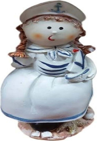 STATUA STATUINA MARINARETTA UMORISTICO COMPLEMENTO ARREDO BOMBONIERA MARE Casa e cucina/Hobby creativi/Materiali per hobby creativi/Forniture per feste/Bomboniere Trade Shop italia - Napoli, Commerciovirtuoso.it