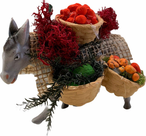 Statuetta animale per presepe natalizio asino in piedi con carico 11 x 10 x 9 cm Casa e cucina/Decorazioni per interni/Addobbi e decorazioni per ricorrenze/Decorazioni natalizie/Presepi/Statuine e fondali per il presepe MagiediNatale.it - Altamura, Commerciovirtuoso.it