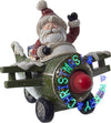 Statuetta Babbo Natale con aeroplano pupazzo decorazione natalizia per interno esterno Casa e cucina/Decorazioni per interni/Addobbi e decorazioni per ricorrenze/Decorazioni natalizie/Schiaccianoci MagiediNatale.it - Altamura, Commerciovirtuoso.it