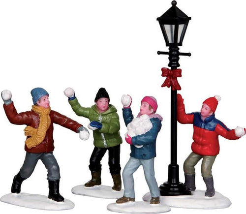 Statuetta Battaglia di palle di neve decorazione natalizia per presepe o villaggio di Natale Casa e cucina/Decorazioni per interni/Addobbi e decorazioni per ricorrenze/Decorazioni natalizie/Oggettistica MagiediNatale.it - Altamura, Commerciovirtuoso.it