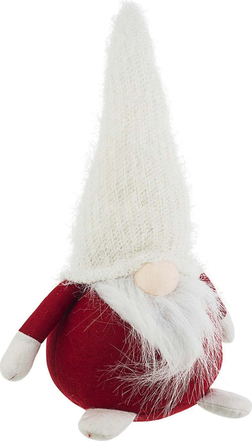 Statuetta Buffa di Babbo natale decorazione natalizia pupazzo h 46 cm con cappello in lana Bianco e vestiti rossi Casa e cucina/Decorazioni per interni/Addobbi e decorazioni per ricorrenze/Decorazioni natalizie/Schiaccianoci MagiediNatale.it - Altamura, Commerciovirtuoso.it