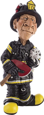 Statuetta caricatura mestiere vigile del fuoco idea regalo per pompieri h 26 cm Casa e cucina/Decorazioni per interni/Addobbi e decorazioni per ricorrenze/Decorazioni natalizie/Presepi/Statuine e fondali per il presepe MagiediNatale.it - Altamura, Commerciovirtuoso.it