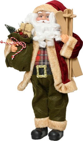 Statuetta con babbo natale con pacchi regalo e slitta decorazione per interno h 45 cm Casa e cucina/Decorazioni per interni/Addobbi e decorazioni per ricorrenze/Decorazioni natalizie/Schiaccianoci MagiediNatale.it - Altamura, Commerciovirtuoso.it