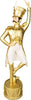Statuetta decorativa Ballerino Schiaccianoci Oro decorazione natalizia in resina da 45,5 cm Casa e cucina/Decorazioni per interni/Addobbi e decorazioni per ricorrenze/Decorazioni natalizie/Schiaccianoci MagiediNatale.it - Altamura, Commerciovirtuoso.it