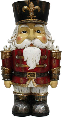 Statuetta decorativa in poliresina Soldatino schiaccianoci con led h 46 cm Casa e cucina/Decorazioni per interni/Addobbi e decorazioni per ricorrenze/Decorazioni natalizie/Schiaccianoci MagiediNatale.it - Altamura, Commerciovirtuoso.it