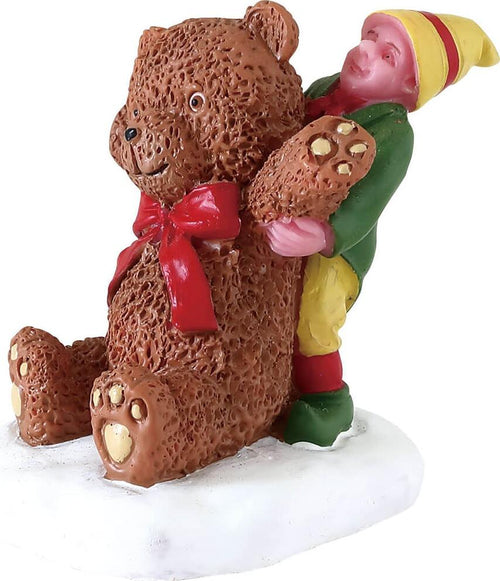 Statuetta dell'orsacchiotto decorazione natalizia per presepe e villaggio di Natale Casa e cucina/Decorazioni per interni/Addobbi e decorazioni per ricorrenze/Decorazioni natalizie/Oggettistica MagiediNatale.it - Altamura, Commerciovirtuoso.it