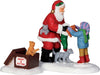 Statuetta di Babbo Natale con i gatti decorazione per presepe e villaggio natalizio Casa e cucina/Decorazioni per interni/Addobbi e decorazioni per ricorrenze/Decorazioni natalizie/Oggettistica MagiediNatale.it - Altamura, Commerciovirtuoso.it