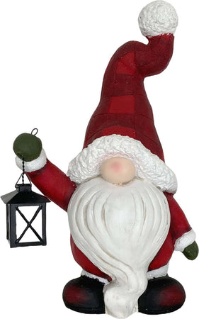Statuetta di Babbo Natale con lanterna in resina da 48 cm Casa e cucina/Decorazioni per interni/Addobbi e decorazioni per ricorrenze/Decorazioni natalizie/Schiaccianoci MagiediNatale.it - Altamura, Commerciovirtuoso.it