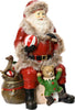 Statuetta di Babbo Natale in poliresina, decorazione per interno e esterno, h 19 cm Casa e cucina/Decorazioni per interni/Addobbi e decorazioni per ricorrenze/Decorazioni natalizie/Schiaccianoci MagiediNatale.it - Altamura, Commerciovirtuoso.it