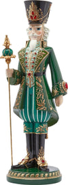 Statuetta di Soldatino in poliresina con scettro, colore azzurro 63 cm Casa e cucina/Decorazioni per interni/Addobbi e decorazioni per ricorrenze/Decorazioni natalizie/Schiaccianoci MagiediNatale.it - Altamura, Commerciovirtuoso.it