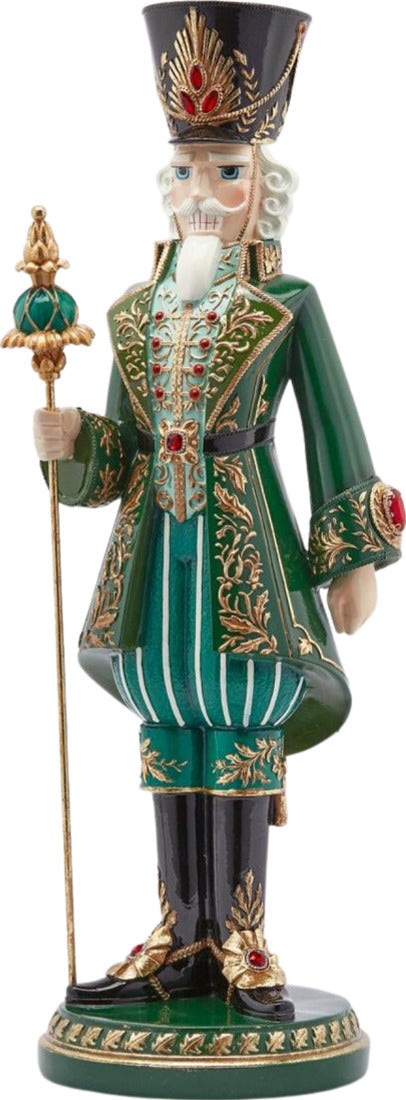 Statuetta di Soldatino in poliresina con scettro, colore azzurro 63 cm Casa e cucina/Decorazioni per interni/Addobbi e decorazioni per ricorrenze/Decorazioni natalizie/Schiaccianoci MagiediNatale.it - Altamura, Commerciovirtuoso.it