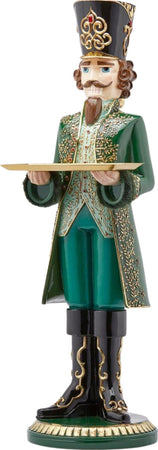 Statuetta di Soldatino in Poliresina con vassoio, colore azzurro 32 x 36 x h 106 cm Casa e cucina/Decorazioni per interni/Addobbi e decorazioni per ricorrenze/Decorazioni natalizie/Schiaccianoci MagiediNatale.it - Altamura, Commerciovirtuoso.it