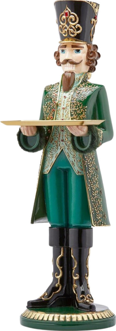 Statuetta di Soldatino in Poliresina con vassoio, colore azzurro 32 x 36 x h 106 cm Casa e cucina/Decorazioni per interni/Addobbi e decorazioni per ricorrenze/Decorazioni natalizie/Schiaccianoci MagiediNatale.it - Altamura, Commerciovirtuoso.it