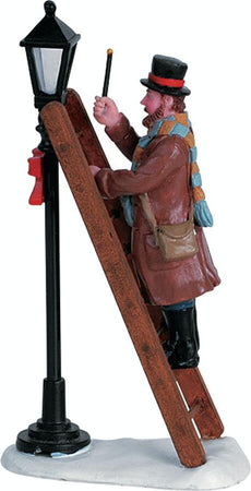 Statuetta natalizia Lamplighter decorazione per villaggio o presepe di Natale in poliresina Casa e cucina/Decorazioni per interni/Addobbi e decorazioni per ricorrenze/Decorazioni natalizie/Oggettistica MagiediNatale.it - Altamura, Commerciovirtuoso.it