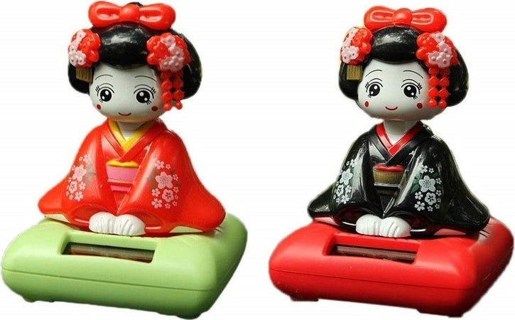 Statuetta Oscillante Ad Energia Solare Geisha Dondolo Movimento Cruscotto Auto Scrivania Giochi e giocattoli/Articoli da regalo e scherzetti/Giochi e personaggi ad energia solare Trade Shop italia - Napoli, Commerciovirtuoso.it