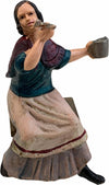 Statuetta per presepe natalizio donna che mangia con una posata ed un piatto h 10 cm Casa e cucina/Decorazioni per interni/Addobbi e decorazioni per ricorrenze/Decorazioni natalizie/Presepi/Statuine e fondali per il presepe MagiediNatale.it - Altamura, Commerciovirtuoso.it