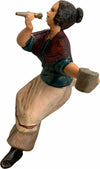 Statuetta per presepe natalizio donna che mangia con una posata ed un piatto h 10 cm Casa e cucina/Decorazioni per interni/Addobbi e decorazioni per ricorrenze/Decorazioni natalizie/Presepi/Statuine e fondali per il presepe MagiediNatale.it - Altamura, Commerciovirtuoso.it