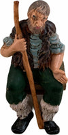 Statuetta per presepe natalizio pastore seduto con un bastone in legno h 7 cm Casa e cucina/Decorazioni per interni/Addobbi e decorazioni per ricorrenze/Decorazioni natalizie/Presepi/Statuine e fondali per il presepe MagiediNatale.it - Altamura, Commerciovirtuoso.it