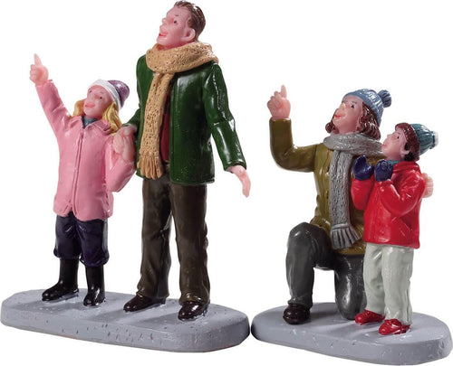 Statuetta Persone che ammirano i fuochi decorazione per presepe e villaggio di natale Casa e cucina/Decorazioni per interni/Addobbi e decorazioni per ricorrenze/Decorazioni natalizie/Oggettistica MagiediNatale.it - Altamura, Commerciovirtuoso.it