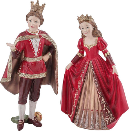 Statuetta Principe e Principessa con Abiti Rossi in poliresina Storia EDG 2021 Casa e cucina/Decorazioni per interni/Addobbi e decorazioni per ricorrenze/Decorazioni natalizie/Schiaccianoci MagiediNatale.it - Altamura, Commerciovirtuoso.it