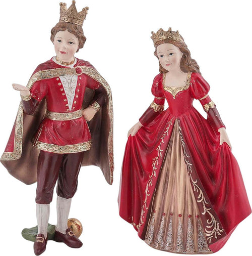 Statuetta Principe e Principessa con Abiti Rossi in poliresina Storia EDG 2021 Casa e cucina/Decorazioni per interni/Addobbi e decorazioni per ricorrenze/Decorazioni natalizie/Schiaccianoci MagiediNatale.it - Altamura, Commerciovirtuoso.it