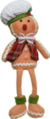 Statuetta pupazzi coppia di omini di pan di zenzero in poliestere decorazione h 32 cm Casa e cucina/Decorazioni per interni/Addobbi e decorazioni per ricorrenze/Decorazioni natalizie/Schiaccianoci MagiediNatale.it - Altamura, Commerciovirtuoso.it