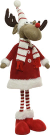 Statuetta-pupazzi-Renne-in-piedi-in-poliestere-decorazione-da-69-cm