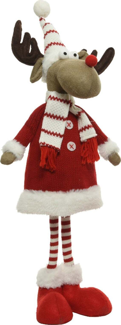 Statuetta-pupazzi-Renne-in-piedi-in-poliestere-decorazione-da-69-cm