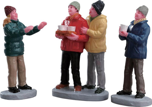Statuetta scambio cedro decorazione per presepe e villaggio di Natale in poliresina Casa e cucina/Decorazioni per interni/Addobbi e decorazioni per ricorrenze/Decorazioni natalizie/Oggettistica MagiediNatale.it - Altamura, Commerciovirtuoso.it