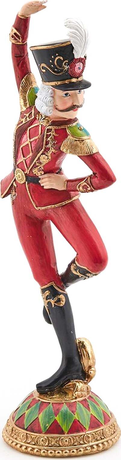 Statuetta Soldatino schiaccianoci natalizio ballerino in poli-resina h 29 cm Storia EDG 2020 Casa e cucina/Decorazioni per interni/Addobbi e decorazioni per ricorrenze/Decorazioni natalizie/Schiaccianoci MagiediNatale.it - Altamura, Commerciovirtuoso.it