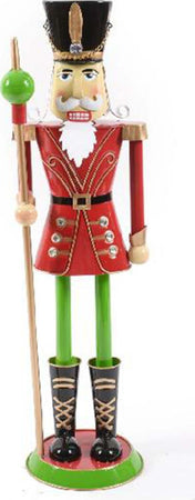 Statuetta Soldatino schiaccianoci natalizio burattino in metallo h 64 decorazione Casa e cucina/Decorazioni per interni/Addobbi e decorazioni per ricorrenze/Decorazioni natalizie/Schiaccianoci MagiediNatale.it - Altamura, Commerciovirtuoso.it