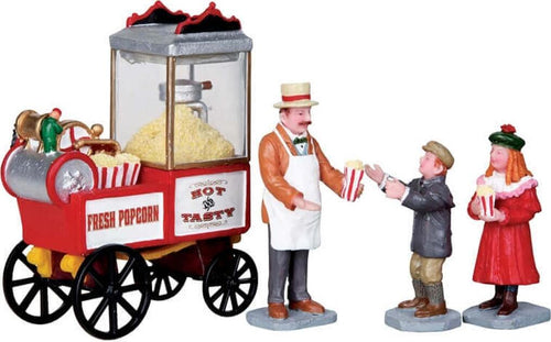 Statuetta venditore di PopCorn set 4 decorazione per presepe e villaggio di Natale in poliresina Casa e cucina/Decorazioni per interni/Addobbi e decorazioni per ricorrenze/Decorazioni natalizie/Oggettistica MagiediNatale.it - Altamura, Commerciovirtuoso.it