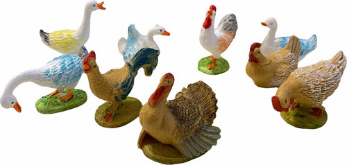 Statuette per presepe natalizio con animali da cortile assortiti, 9 pezzi da h 4 cm in blister Casa e cucina/Decorazioni per interni/Addobbi e decorazioni per ricorrenze/Decorazioni natalizie/Presepi/Statuine e fondali per il presepe MagiediNatale.it - Altamura, Commerciovirtuoso.it