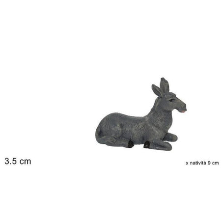 Statuina Asinello 3.5cm Presepe 9cm In Resina Decoro Natale Natalizio Nativita' Casa e cucina/Decorazioni per interni/Addobbi e decorazioni per ricorrenze/Decorazioni natalizie/Presepi/Statuine e fondali per il presepe Trade Shop italia - Napoli, Commerciovirtuoso.it