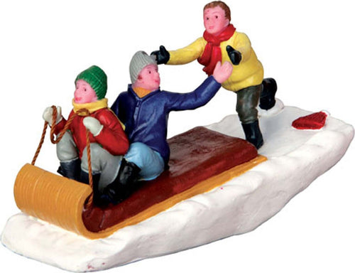 Statutetta slitta con bambini decorazione per presepe e villaggio di Natale in poliresina Casa e cucina/Decorazioni per interni/Addobbi e decorazioni per ricorrenze/Decorazioni natalizie/Oggettistica MagiediNatale.it - Altamura, Commerciovirtuoso.it
