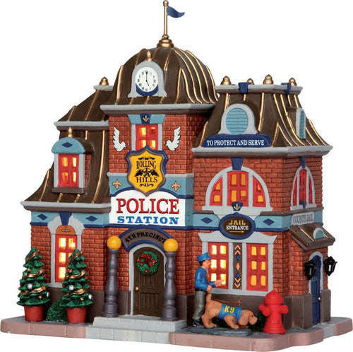 Stazione di polizia di Rolling Hills , edificio luminoso per villaggio di Natale in Porcellana‎ Casa e cucina/Decorazioni per interni/Addobbi e decorazioni per ricorrenze/Decorazioni natalizie/Oggettistica MagiediNatale.it - Altamura, Commerciovirtuoso.it